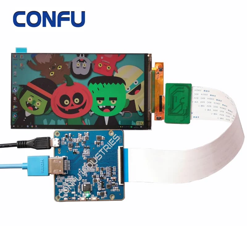 CONFU HDMII MIPI 5.5 inch 4K 2160*3840 UHD IPS LCD H546UAN01.0 3D printer display screen Raspberry Pi VR HMD China