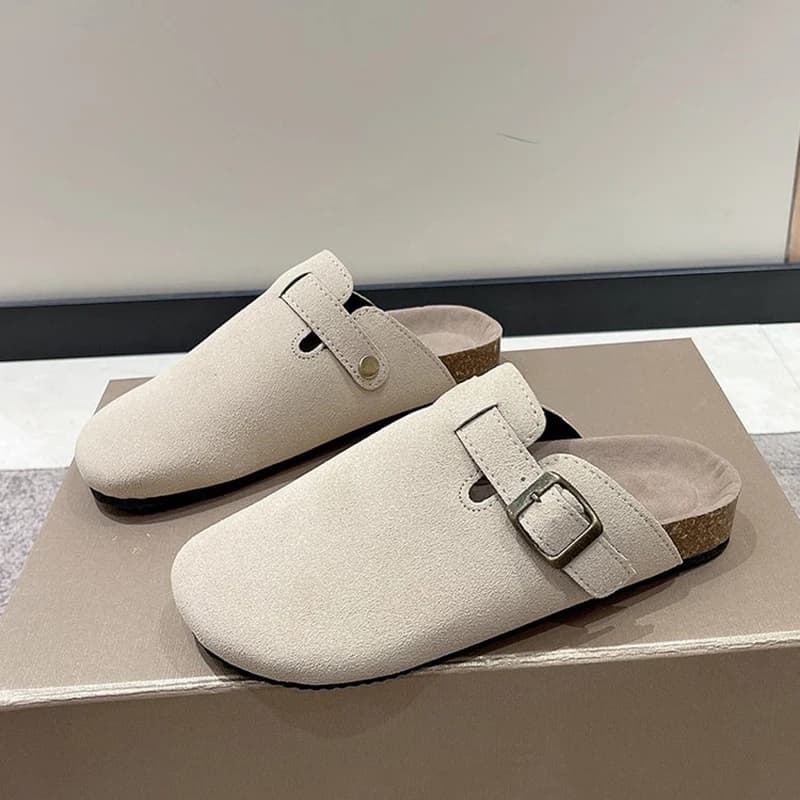 Classic Beach Sandals in Camoscio for Men 2026, Retro shoes in cork, Slippers with support for the Planting Arch for Men and Women