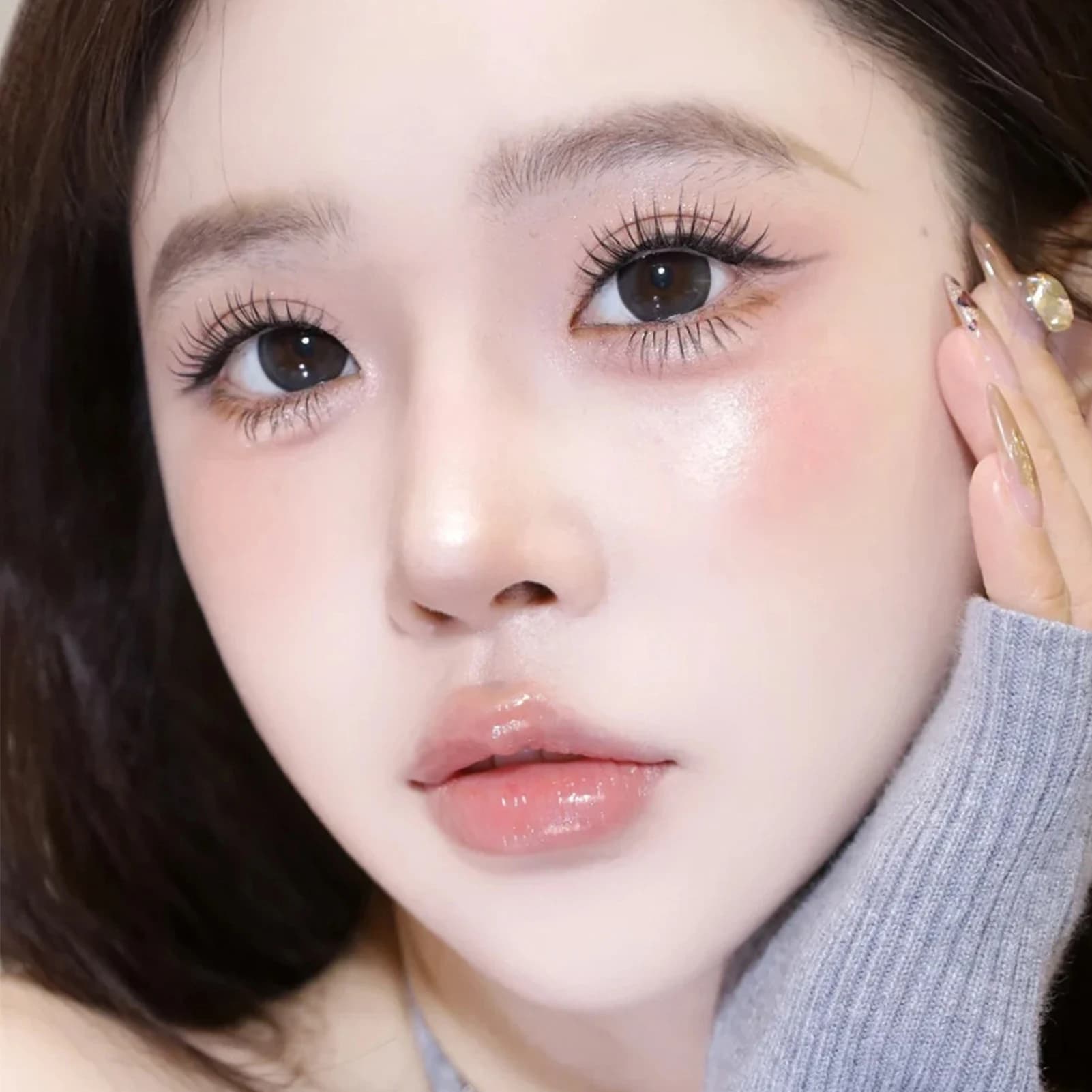 Transparent Stripe Faux Thin Eye Doll Eye Doll Fake Asian natural eyelashes perfect for professional makeup salon