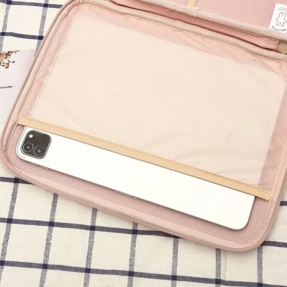 Borsa rigida da 11 pollici Borsa per tablet dal design universale con orso animale del fumetto Custodia per PC Custodia portatile