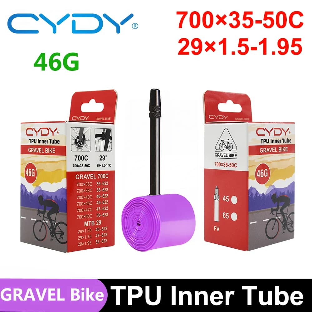 CYDY TPU 700C ghiaia bici da strada Camera d'aria muslimfor 35C 38C 40C 45C 50C pneumatico Bicyele Camera MTB 29x1.5-1.95 pneu aro