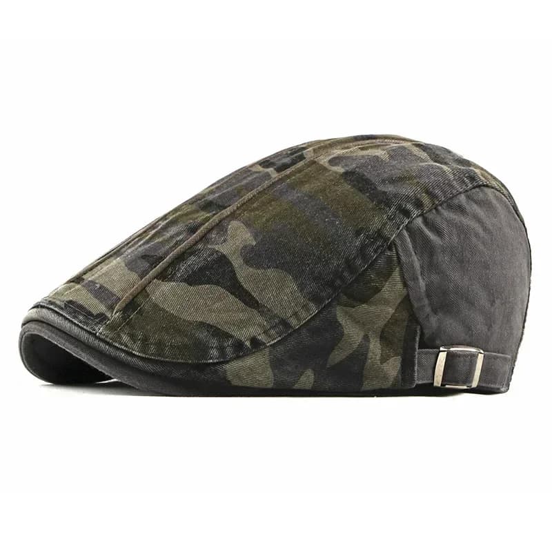 Spring summer banner caps for men camouflage caps with flat visor for women painter hats