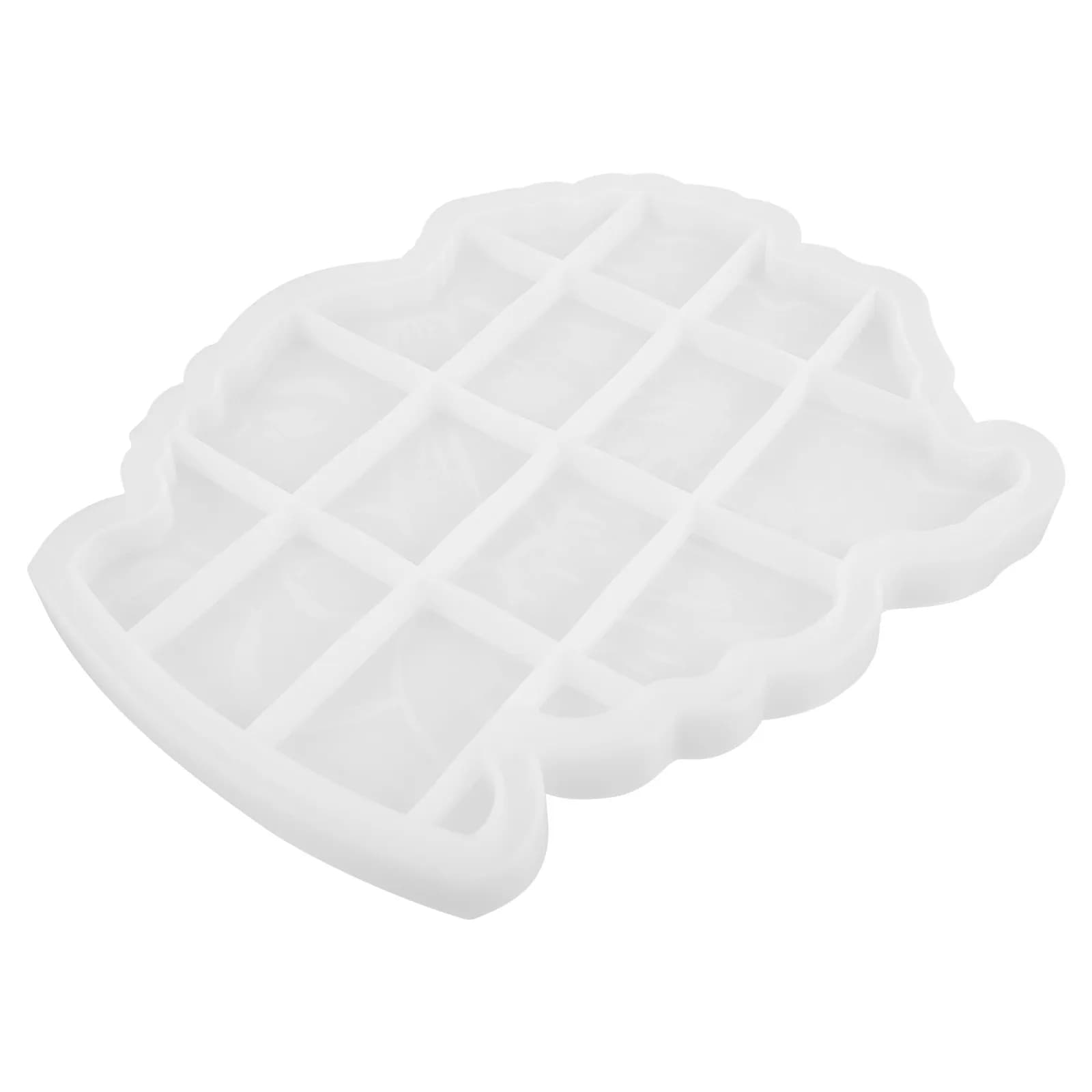 Stampo in silicone a forma di testa di dea africana per resina, grande vassoio per frutta, sottobicchiere, piatto, facile da sformare, riutilizzabile, interno liscio, fai da te, epossidico