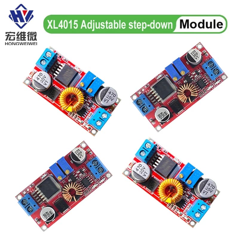 1-4PCS XL4015 5A Convertitore DC-DC Da 5 V-32 V A 0.8 V-30 V Modulo Step-Down Regolabile Modulo Convertitore di Potenza Led XL4015 5 ~ 32 v 96%
