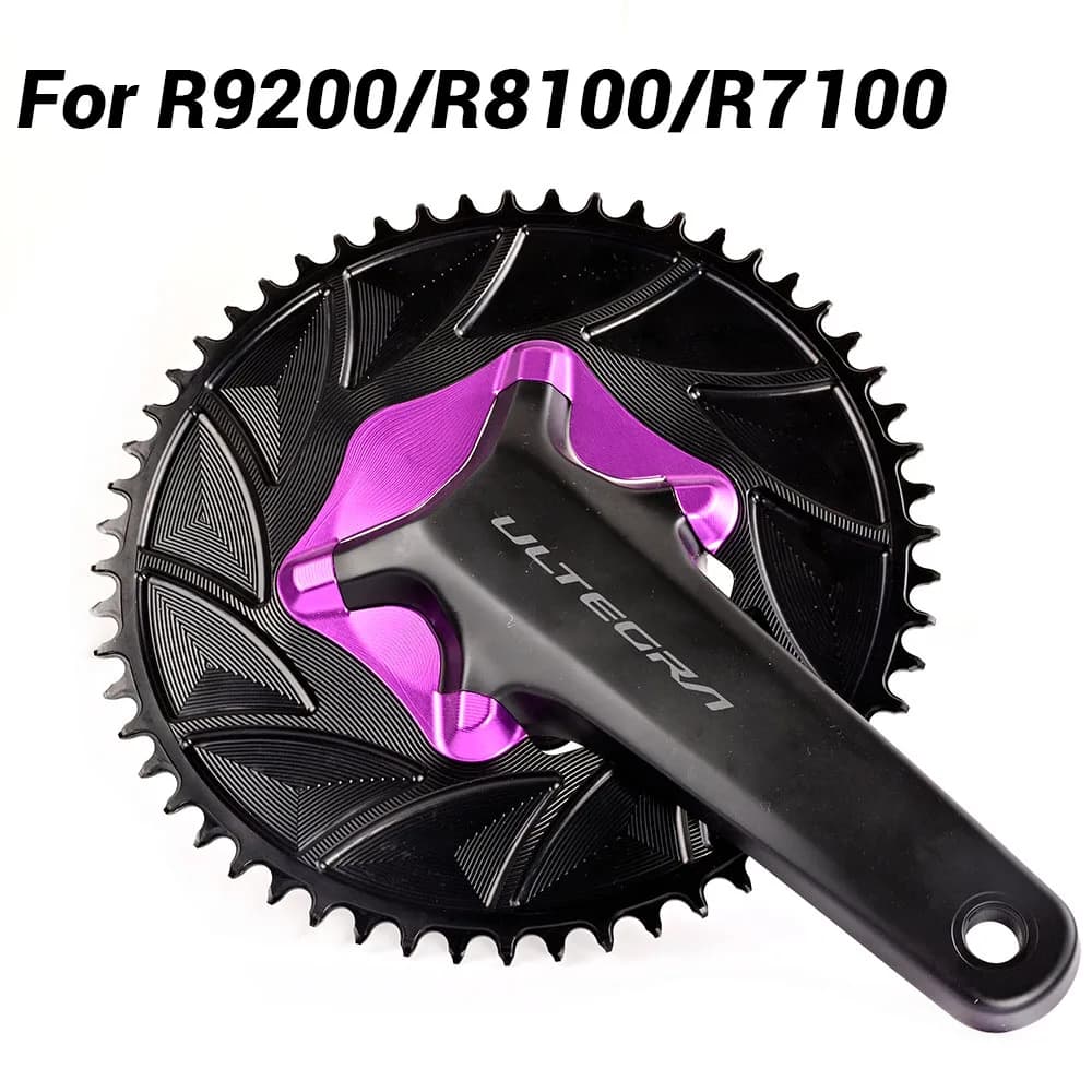 Copertura pneumatica a piastra singola 110 Bcd Chianring 4 bulloni coperchio di tenuta per Shimano R7000 R7100 Ultegra R8100 Dura Ace R9200 110bcd