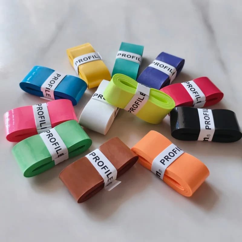 12/24 Pezzi Overgrip per Racchetta da Tennis, Fascia Antiscivolo in PU, Impugnatura Adesiva per Tennis, Badminton e Padel