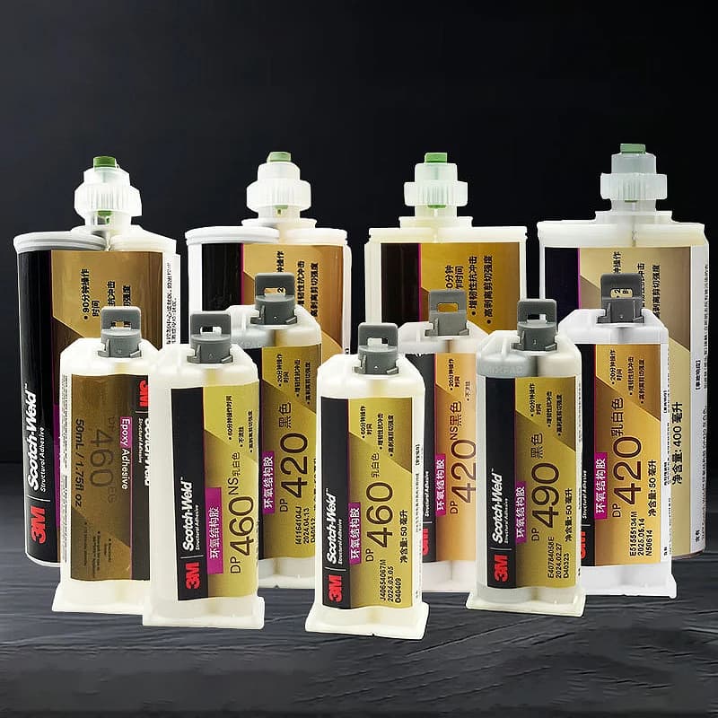 Scotch Weld Adesivo strutturale epossidico DP490 Composto per invasatura epossidica nera Colla Starter Kit Resina epossidica 50ml