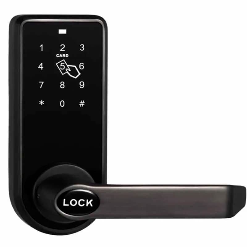 Serratura intelligente Serratura a chiave meccanica Portachiavi Serratura digitale Maniglia elettronica Serratura Manopola serratura Antifurto Bluetooth opzionale TTLOCK