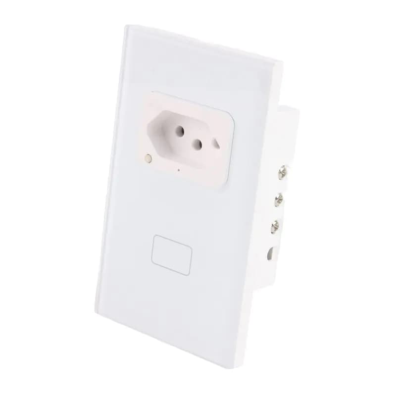 ABGI-Tuya Wifi Smart Light Switch With Socket Brazil BR Plug