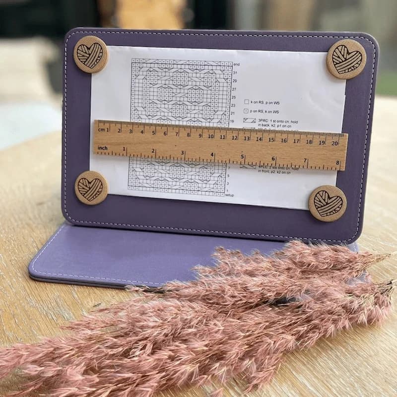 Accessori per attrezzi per maglieria supporto per grafici strumento per maglieria supporto per modello all'uncinetto supporto per modello per maglieria supporto per modello artistico ad ago