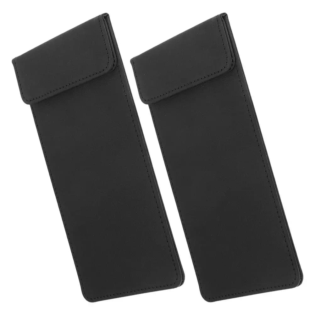 2Pcs Textured PVC Check Presenter Folder Compact Restaurant Menu Holder Guest Server Book Writing Board File Clipboard Classic