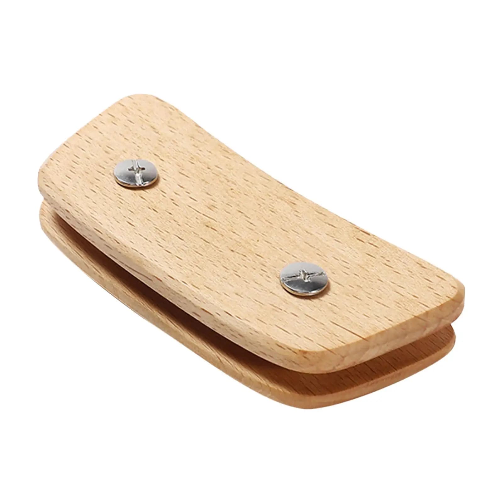 Solid Beech Wooden Handle for Barbecue Pan Replacement Insulated Grip for Camping BBQ Picnic Stove