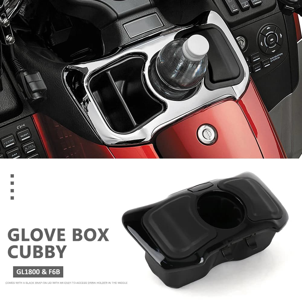 Scatola portaoggetti per accessori moto per Honda Gold Wing GL1800 GL 1800 GOLDWING F6B 2012-2017 Kit vano portaoggetti cromato o nero