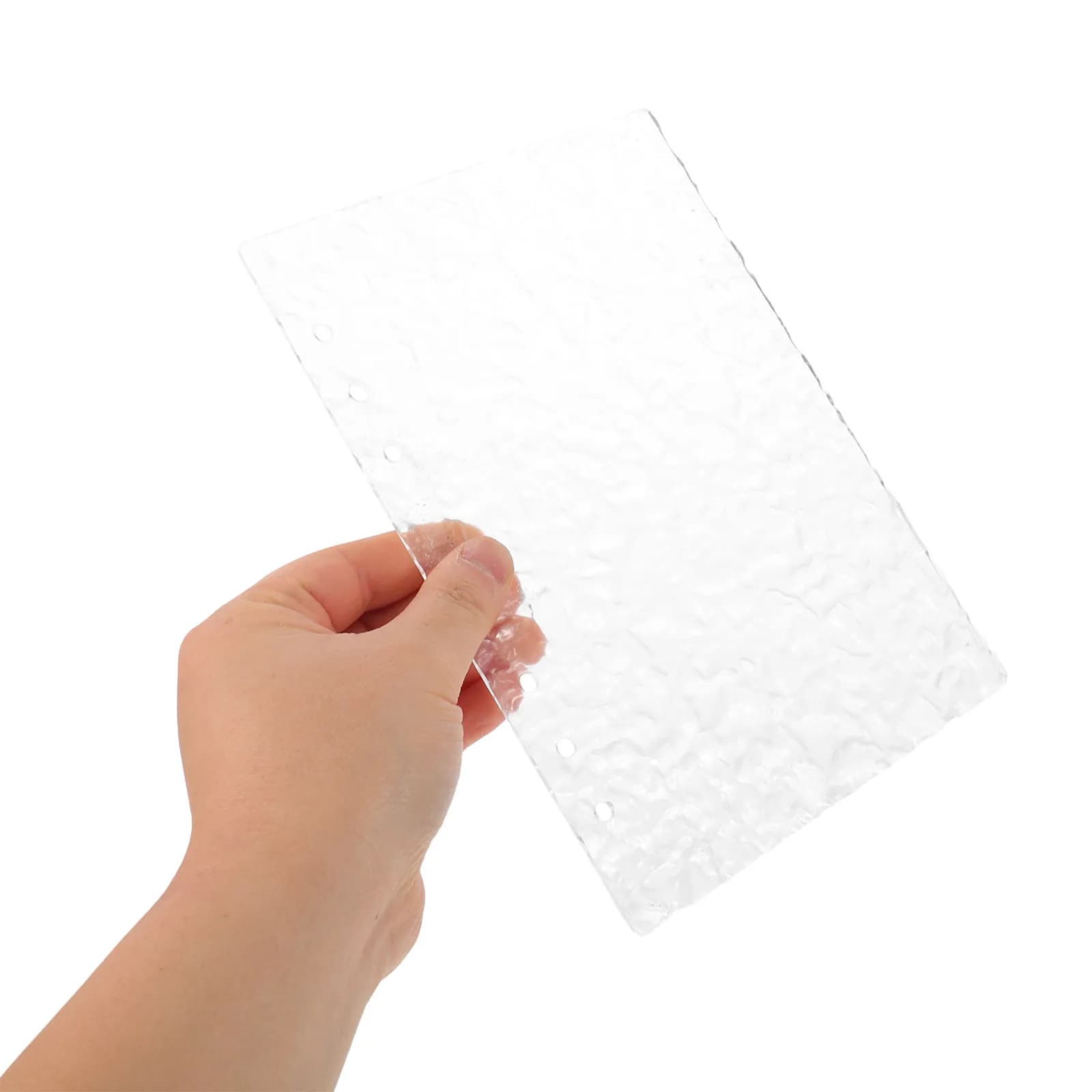 Copertina Trasparente A5 per Raccoglitore, Guscio Rigido in Acrilico 21x15cm per Quaderno Ricaricabile, Planner, Diario, Organizer