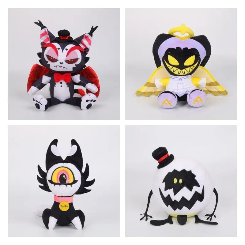 Helluva Boss Peluche Cartoon Anime Kawaii Morbido Cuscino per bambola Peluche Confortevole Decorazione della stanza Giocattolo Regalo