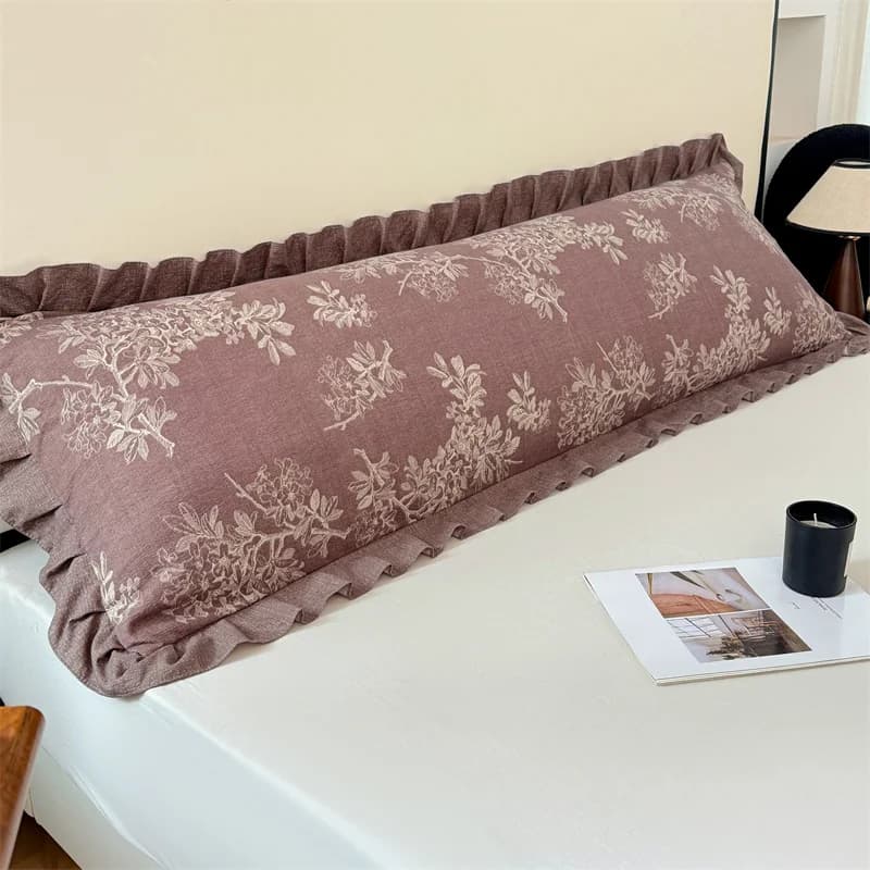 1PC Delicato sulla pelle Coppia Federa Accogliente LINNO COME Lunga Federa di Grandi Dimensioni 120 150 180 cm Copertura del Cuscino Che Abbraccia la Federa