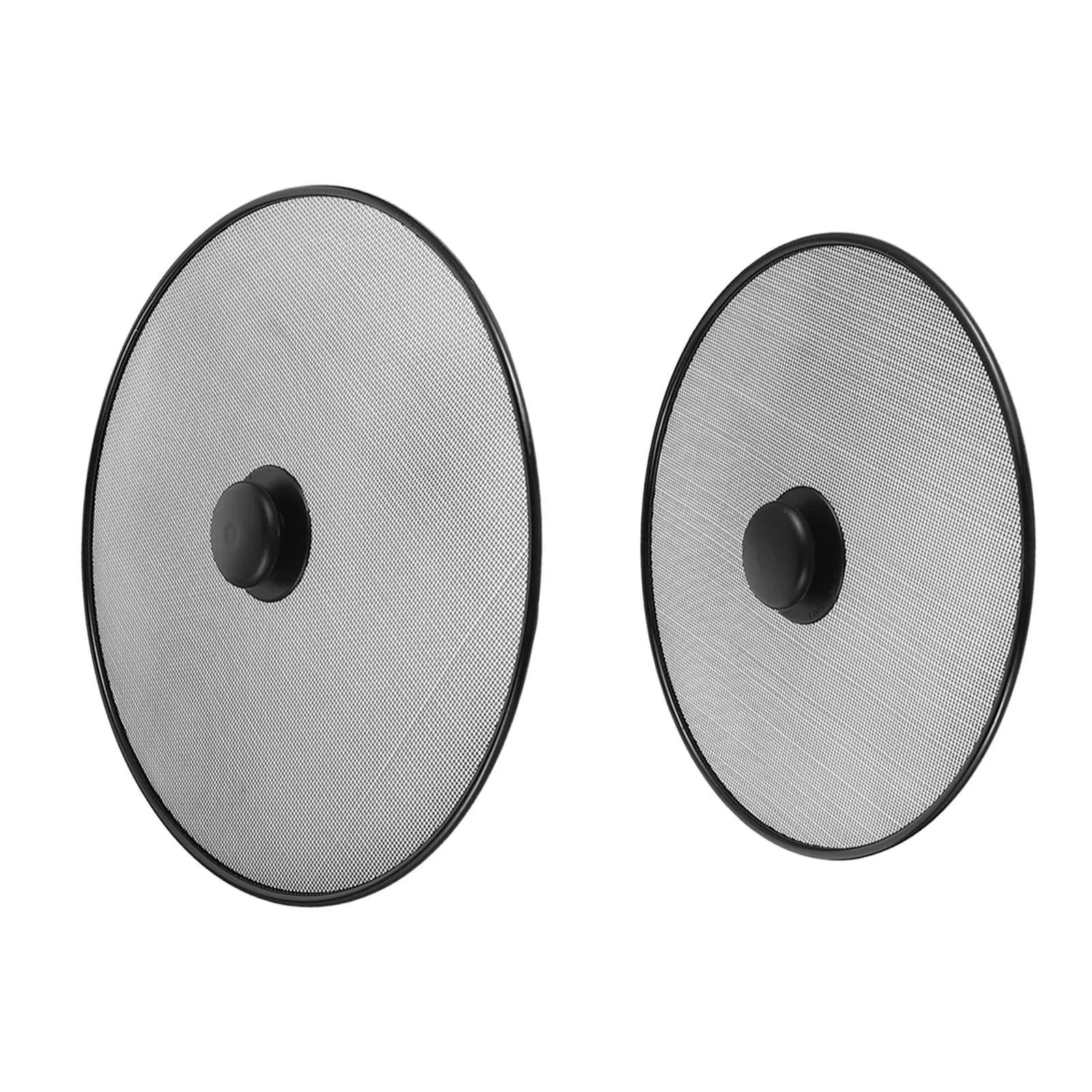 2 Pezzi Protezione Anti-Schizzi per Padella in Acciaio Inox, Rete da 29cm e 25cm, Protezione da Olio e Grasso per Cucinare, Coperchio per Padella