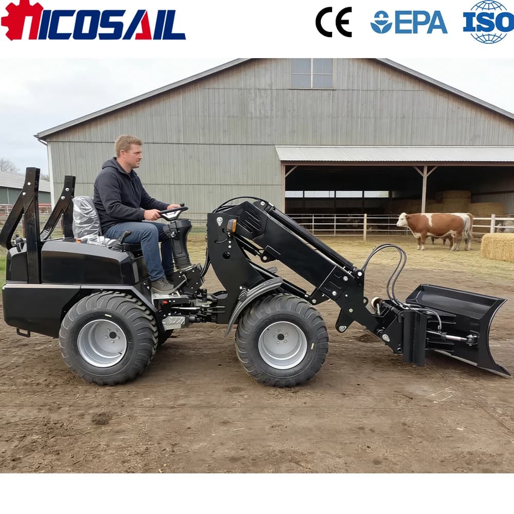KZL918 Caricatore Telescopico Multifunzionale Approvato CE Euro 5 Design Compatto per Giardinaggio e Paesaggistica