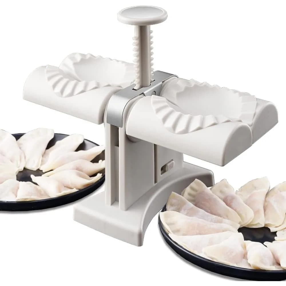 Macchina automatica per gnocchi Facile da pulire Pressatura a doppia testa Die Pie Wonton Stampo Accessori per gadget da cucina riutilizzabili fai-da-te