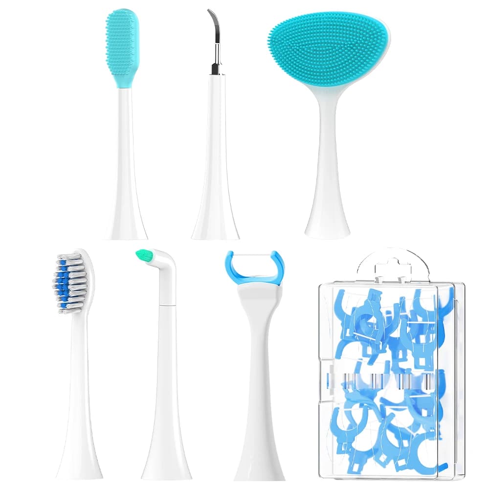 Testine di Ricambio Standard e Testina Multifunzione Compatibili con Spazzolino Elettrico Philips Sonicare, Strumenti per l'Igiene Orale per Uso Domestico