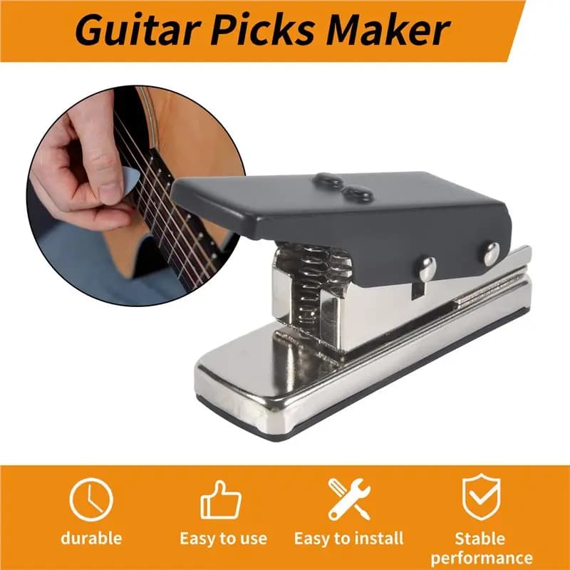 ABVH-Taglierina Professionale per Plettri da Chitarra Migliorata, per Creare i Propri Plettri Fai-da-te