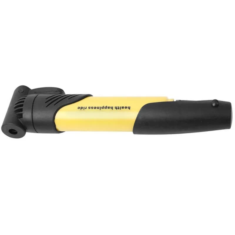 Mini Pompa d'Aria Portatile per Bicicletta, Gialla, Leggera, Alta Resistenza, Telescopica, Facile da Trasportare, Gonfiatore per Bici