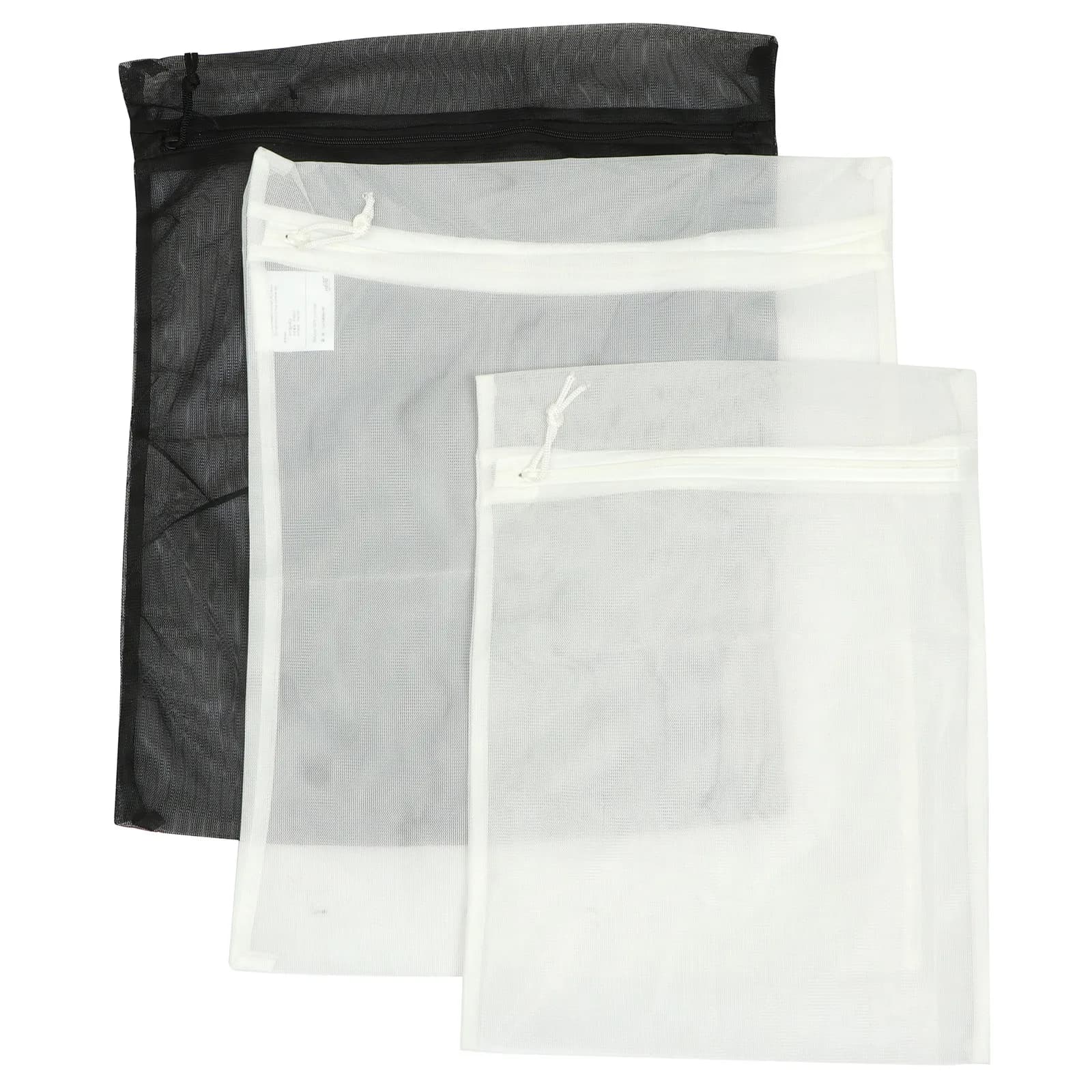 Set of 3 Bags for Boiler on the Net, Large Sizes, for Dresses, Underwear, Foldable Storage Solution