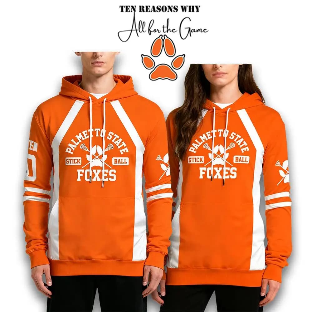 All For The Game The Foxhole Court Hoodie Hockey Jersey Men's And Women's Cosplay Costume Autumn/Winter Long-Sleeved Pullover