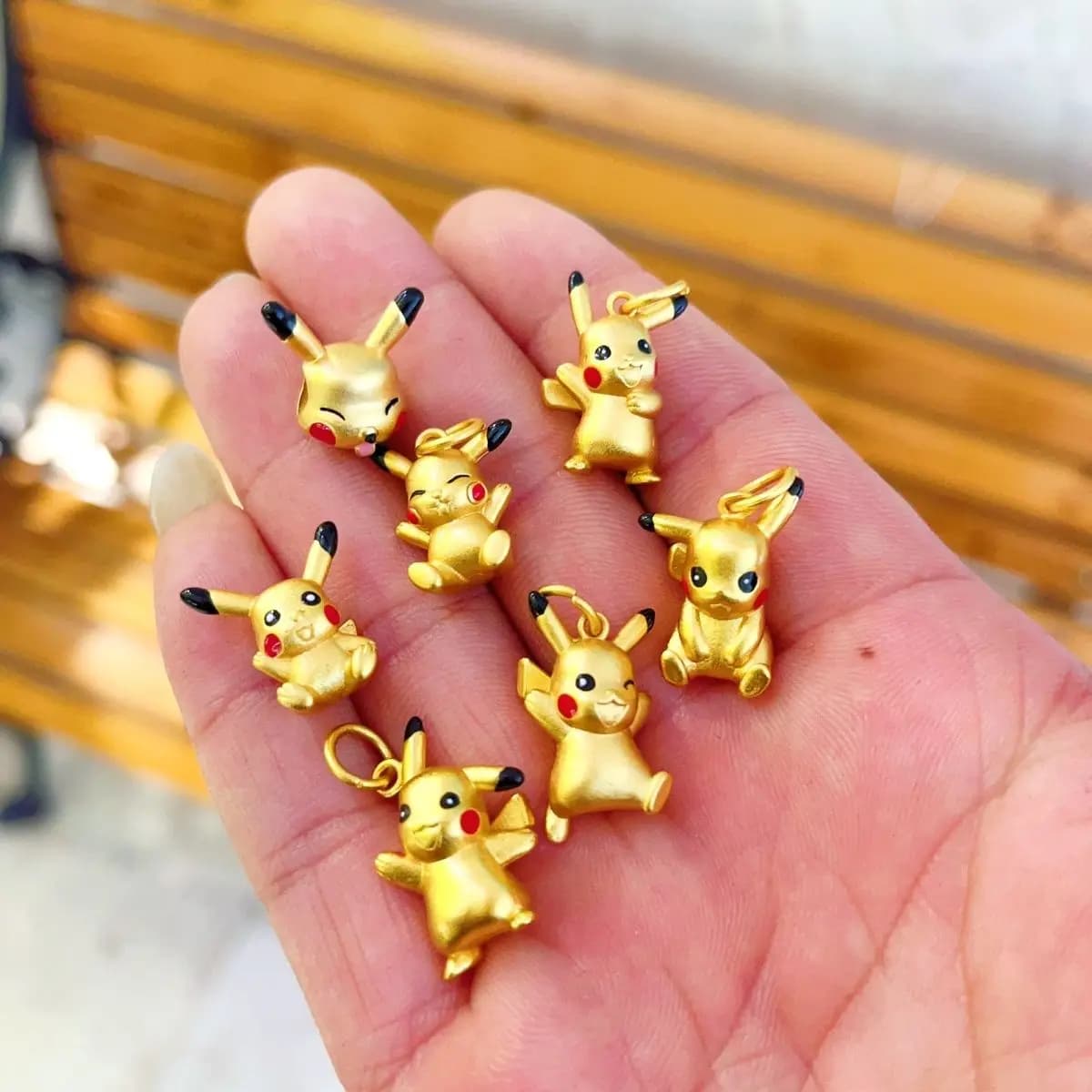 3 pezzi di ornamenti pendenti Pokémon, graziosi accessori per braccialetti portachiavi a forma di cartone animato, divertenti regali genitore-figlio, regali da regalare e da collezionare