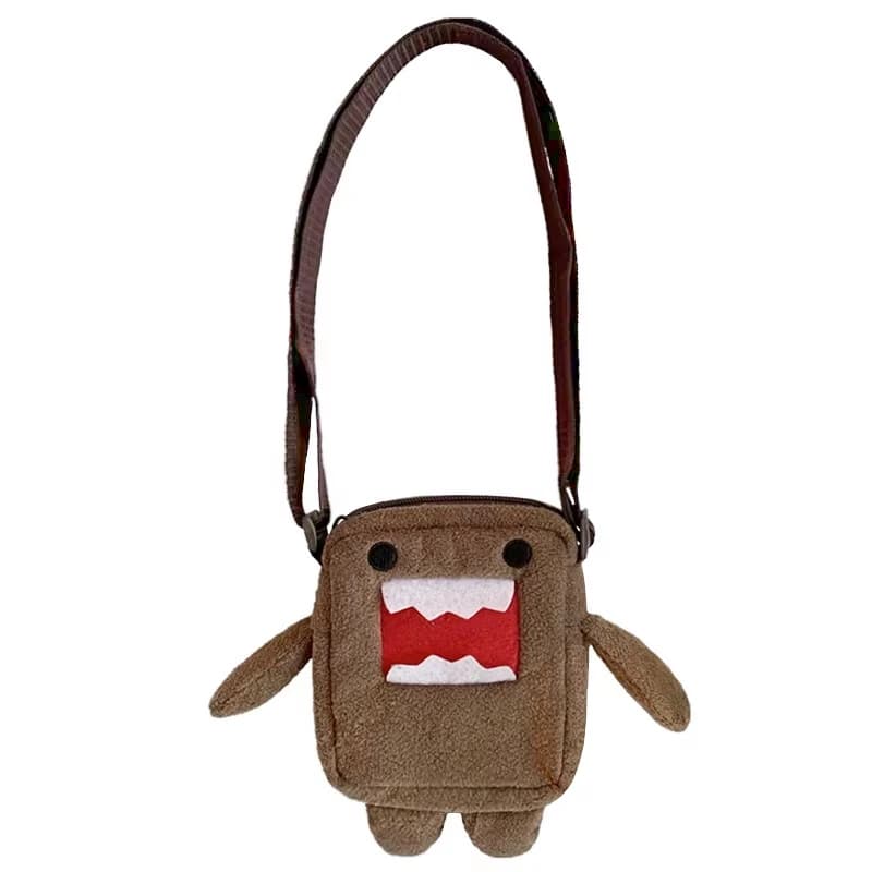 Domo Kun Mini Shoulder Bags for Women Men Baby Shoulder Bag Small Cute Bag For Phone Anime Kawaii