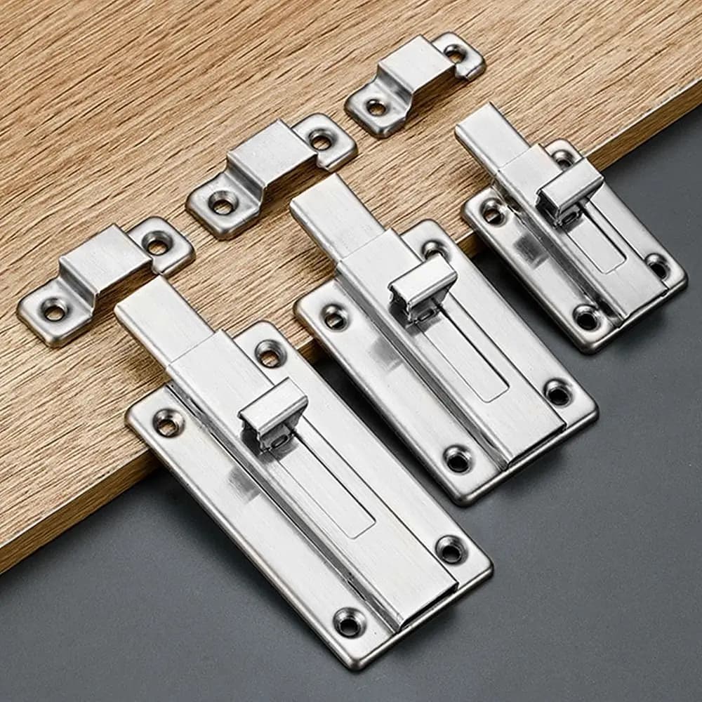 Cerniere per armadietto con chiusura autoelastica da 2/3/4 pollici in acciaio inossidabile chiavistello di sicurezza chiusure a molla antifurto forniture per mobili