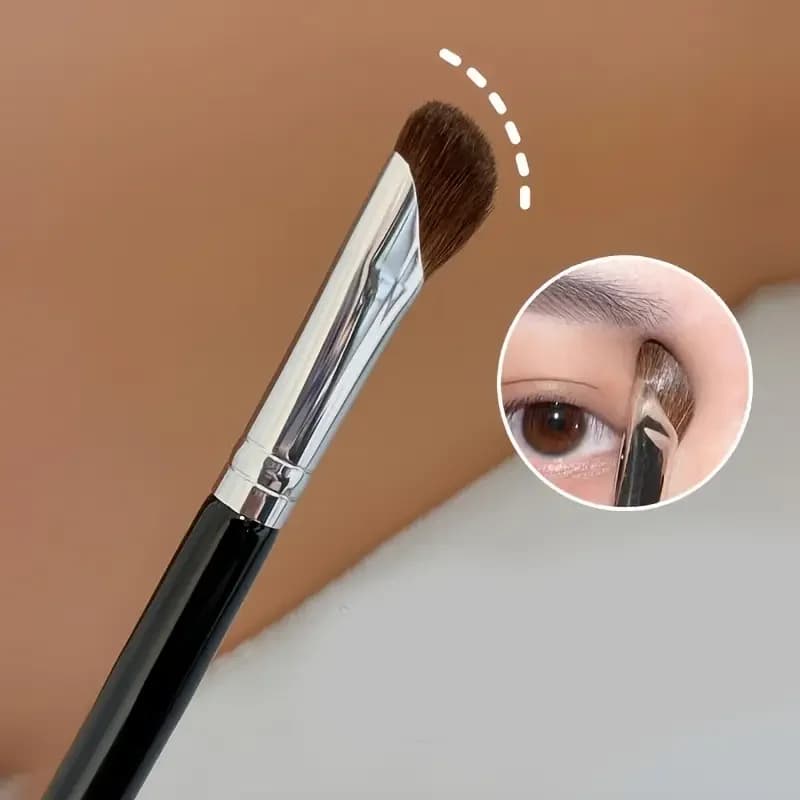 Pennello 3D per Contorno Naso, Pennello Angolato per Eyeliner, Pennello Portatile da Viaggio per Illuminante, Strumenti Professionali per Trucco per Principianti