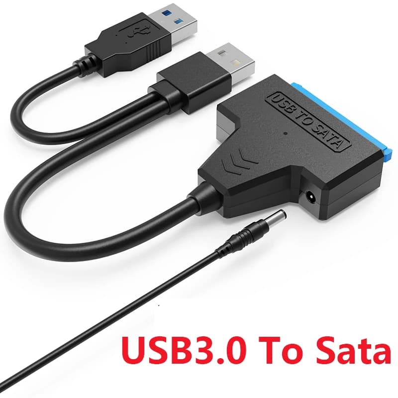 Cavo USB 3.0 2.0 SATA 3 adattatore da Sata a USB 3.0 fino a 6 Gbps supporto HDD esterno da 2.5 pollici SSD disco rigido cavo Sata III a 22 Pin