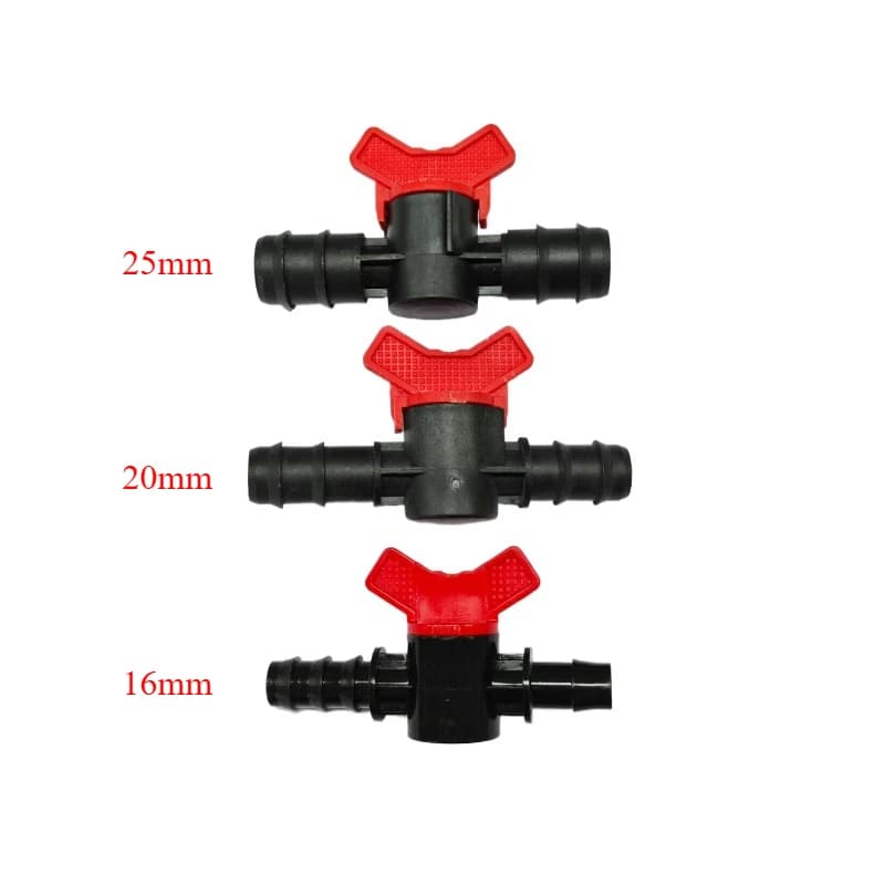 1/2 "3/4" tubo da giardino rubinetto DN15 DN20 valvola dell'acqua di irrigazione 16mm 20mm 25mm tubo da giardino waterstop Connettore gru 1 pz