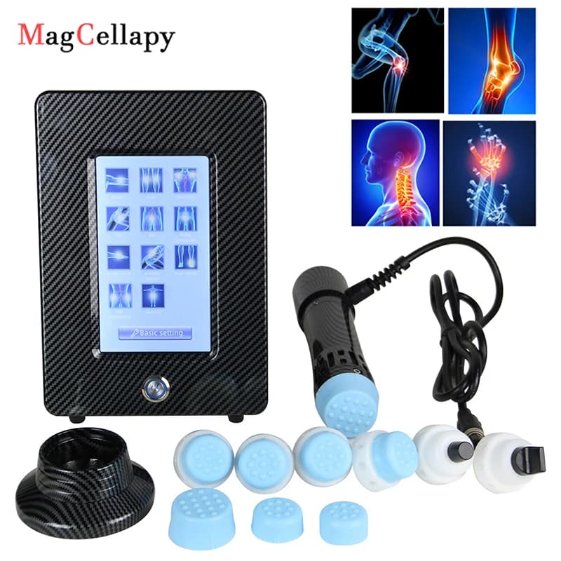 Shock Wave Physiotherapy Instrument Waist Shoulder Neck Lumbar Pain Physiotherapy Instrument Deep Massage Fascia Gun Beauty Inst