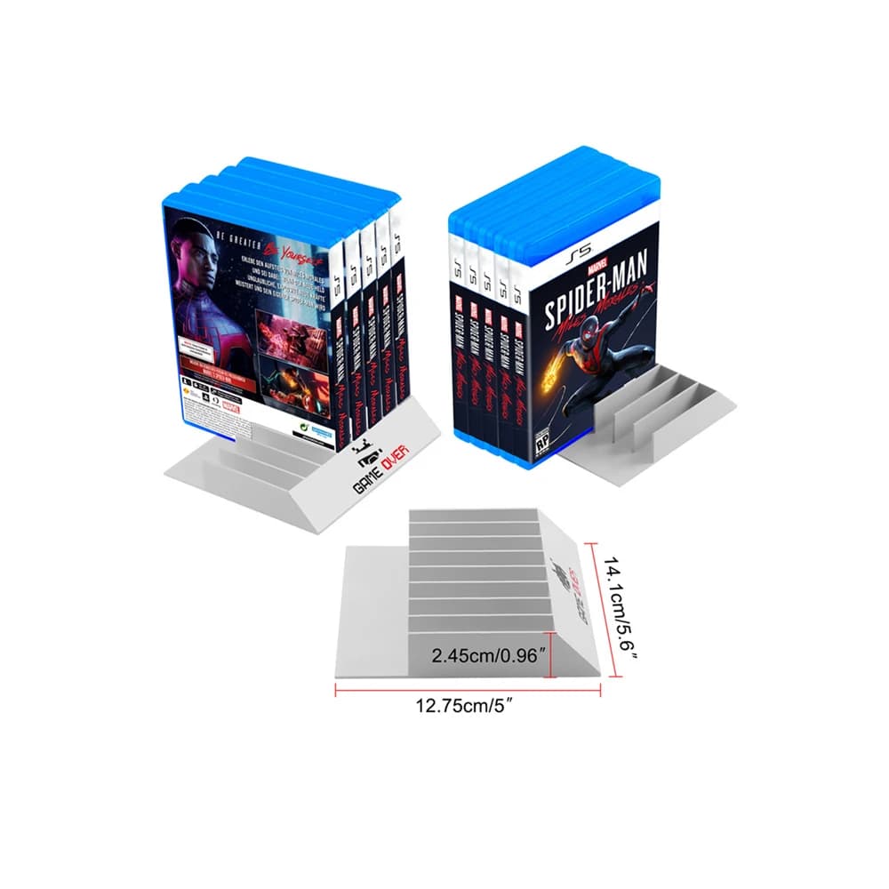 Supporto di archiviazione 8 in 1 per ps4 ps5 ps3 supporto di archiviazione per CD con scheda di gioco con staffa di supporto di Base accessorio di gioco