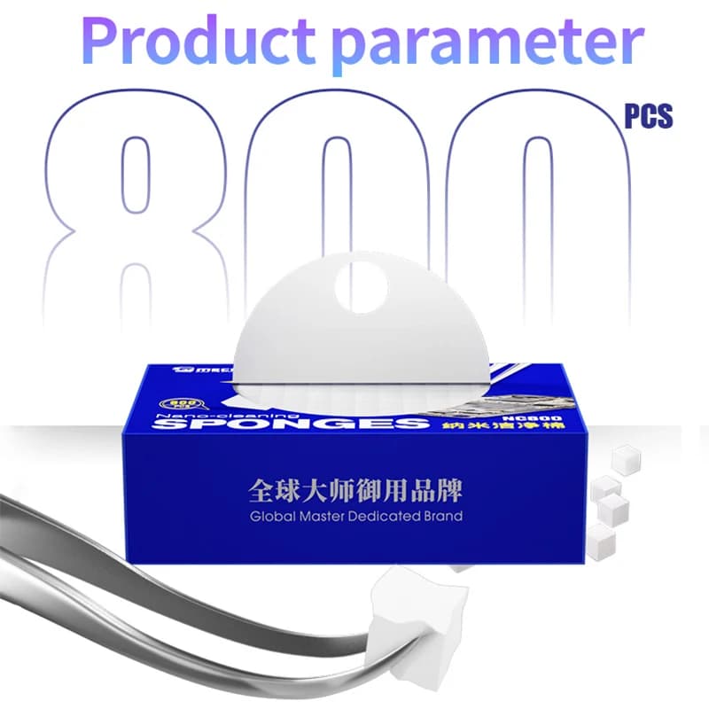 Mechanic NC800 Nano Spong Cleaning No Residue Phone Screen PCB Motherboard Back Cover Glass Camera Cleaning Tool Phone Repair