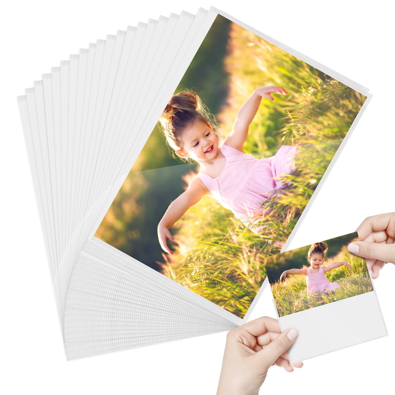 Magnetic frames Magnetic tag for transparent PVC photo Magnete Wallet for refrigerator Window for office