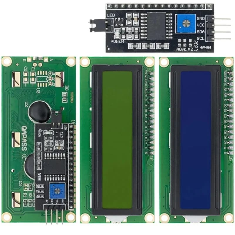 Module LCD1602 Blue Screen Green For LCD Arduino1602A LCD Character UNO R3 Mega2560 Display PCF8574T IIC I2C Interface