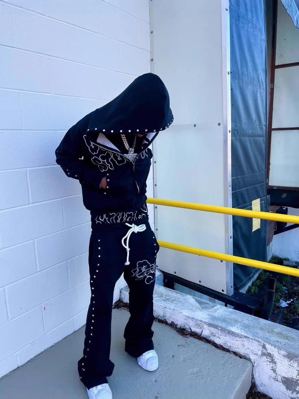 Nuova Collezione 2026: Felpa con Cappuccio e Pantaloni Casual Stile Americano Personalizzati, Unisex, Moda Gotica Punk Y2K