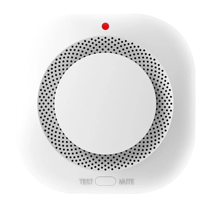 Rilevatore di fumo domestico con sensore fotoelettrico wireless 433MHZ, allarme sonoro e luminoso, per cucina e camera da letto