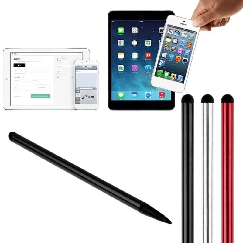 Penna per schermo universale a doppio uso da 1 pz per stilo iPad per stilo per telefono tablet Lenovo Android per Samsung per penna capacitiva Xiaomi