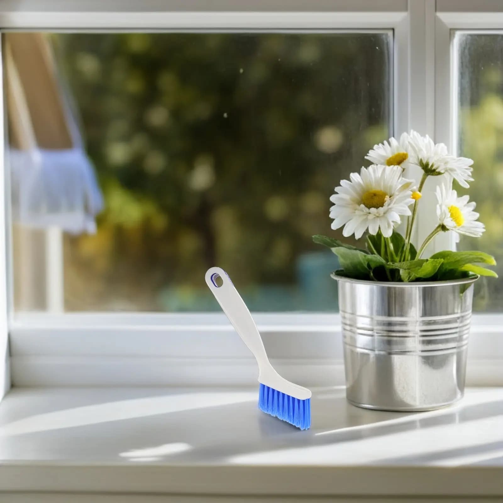 2Pcs Window Track Cleaning Brush Handheld Groove Cleaner for Sliding Doors Blinds Multi Functional Cleaning Tool