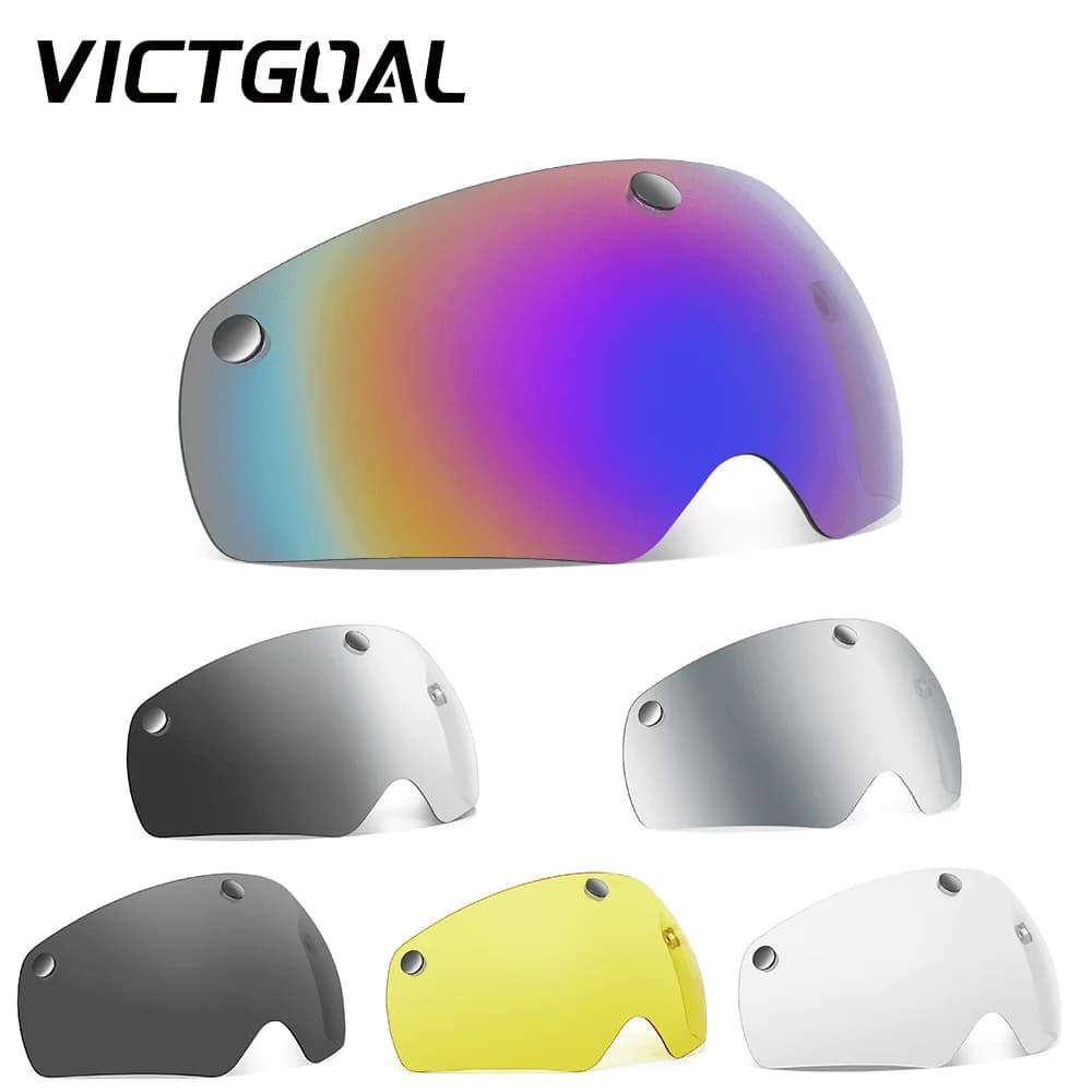 VICTGOAL Bicycle Helmet Magnetic Lens Cycling Eye Polarized Eye Glasses UV400 Protection Sports Glass MTB Road Bike Accessories