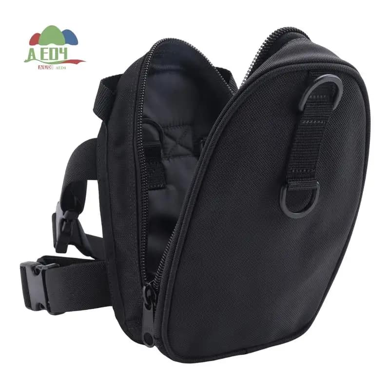 AED4-Diving Custodia portaoggetti con cerniera per subacqueo con tasca per coscia con cinghie per cintura per le gambe Borsa da carico per immersioni subacquee tecniche