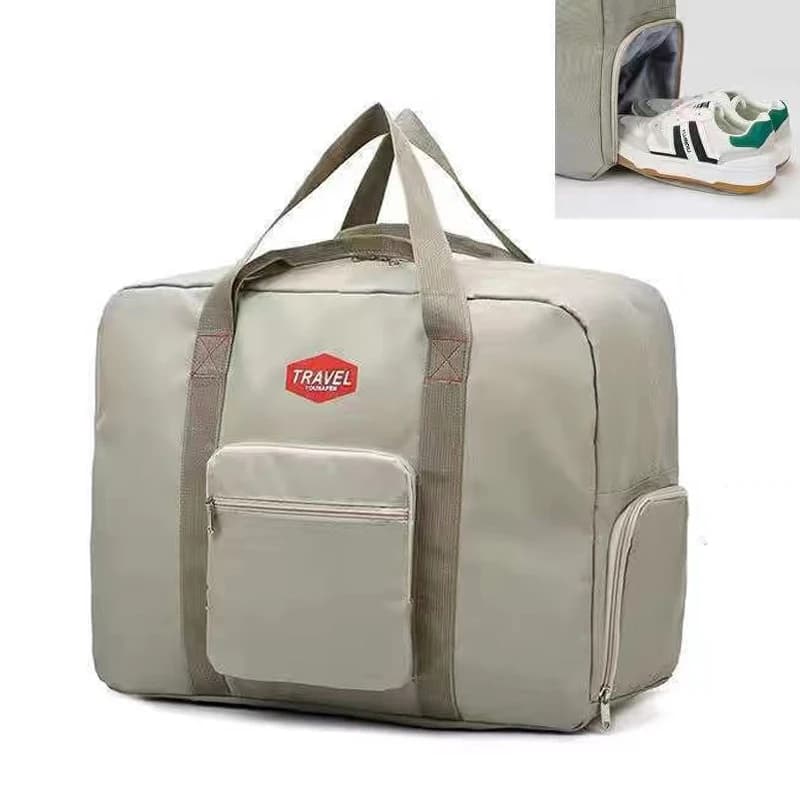 Folding Travel Bag Women Oxford Travel Weekend Overnight Bags Large Capacity Hand Luggage Tote Duffel Accessor Supplies makeup
