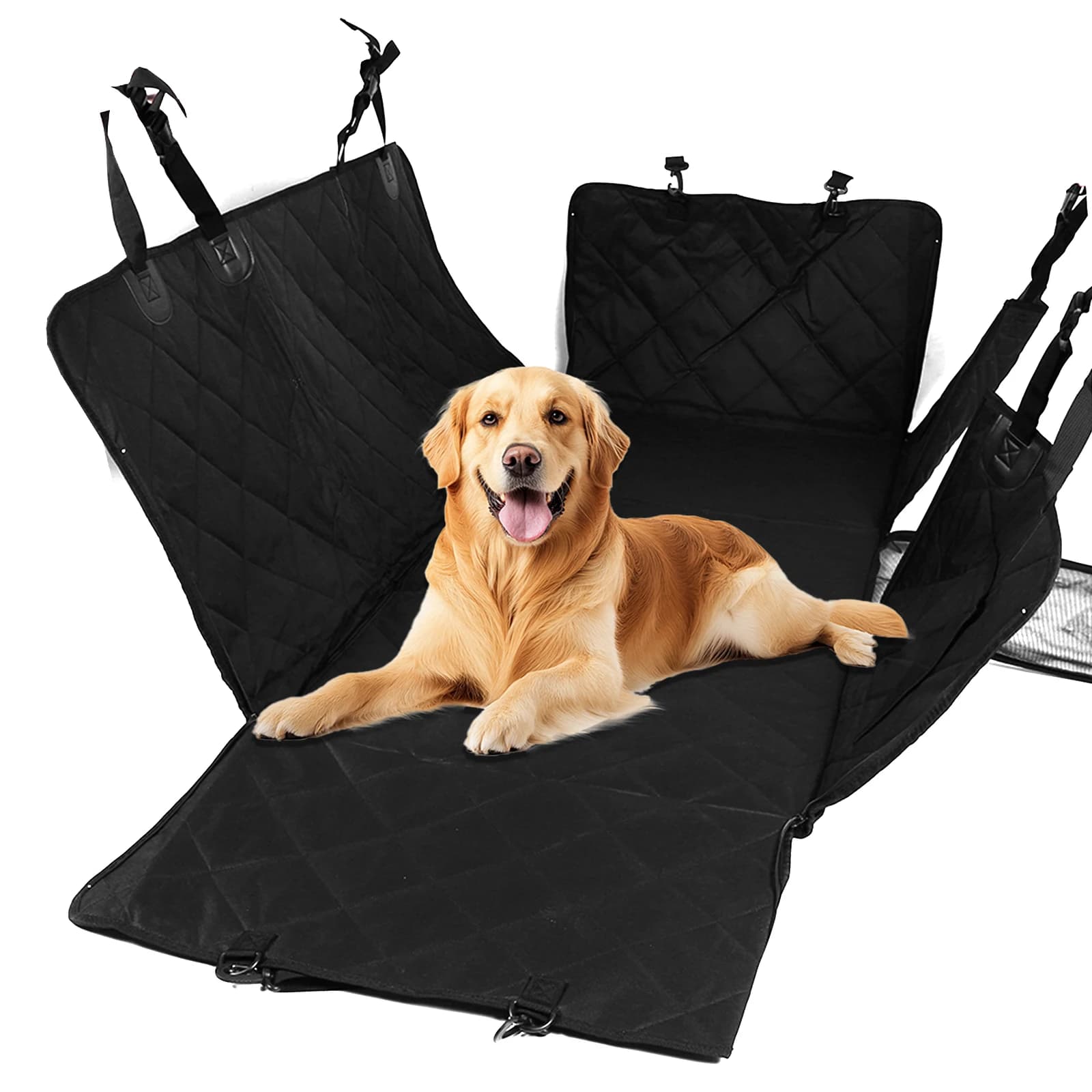 Coprisedile per Auto per Cani, Tappetino Antiscivolo per Trasporto Animali, Estensore per Sedile Posteriore per Cani Piccoli, Medi e Grandi, Protezione per Sedile Posteriore