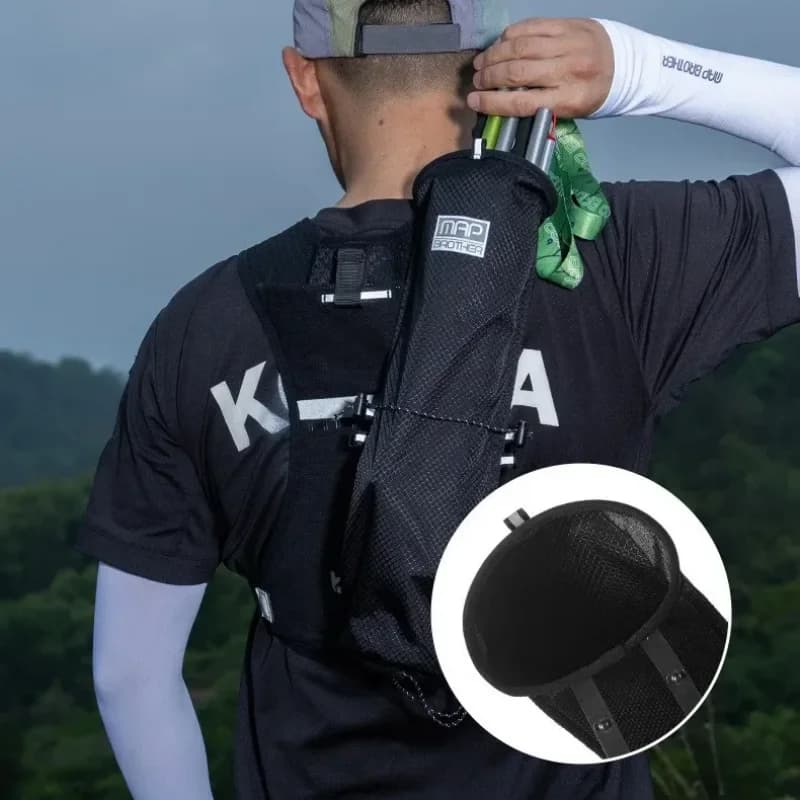MAP BROTHER Trekking pole bag for outdoor excursions Backpack Light and portable storage bag for hiking equipment