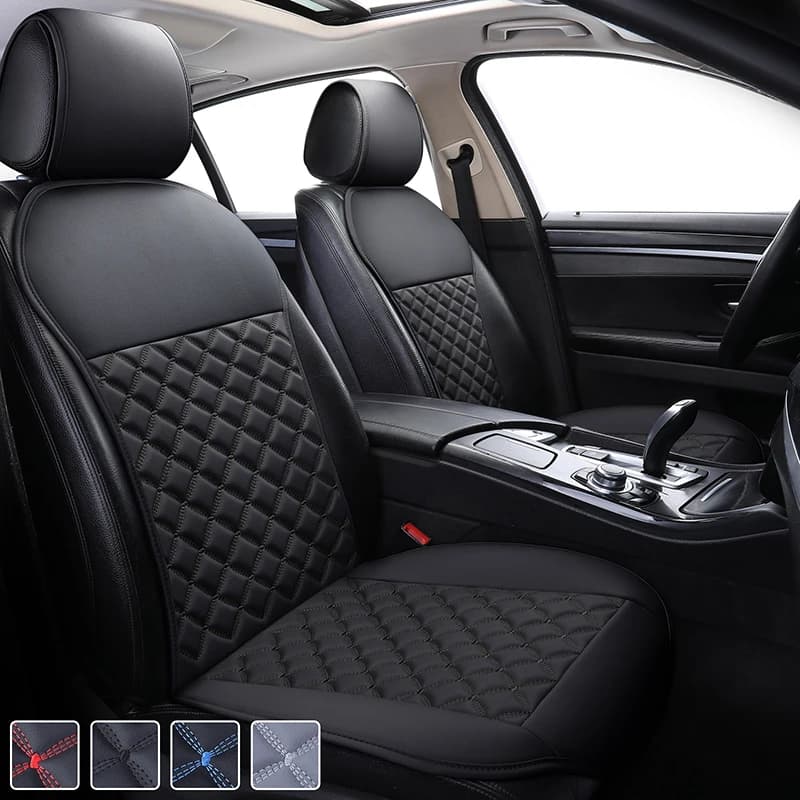 Nuovo coprisedile per auto da uomo di lusso in pelle PU trapuntata moda universale cuscino per auto proteggere coperture accessori interni auto