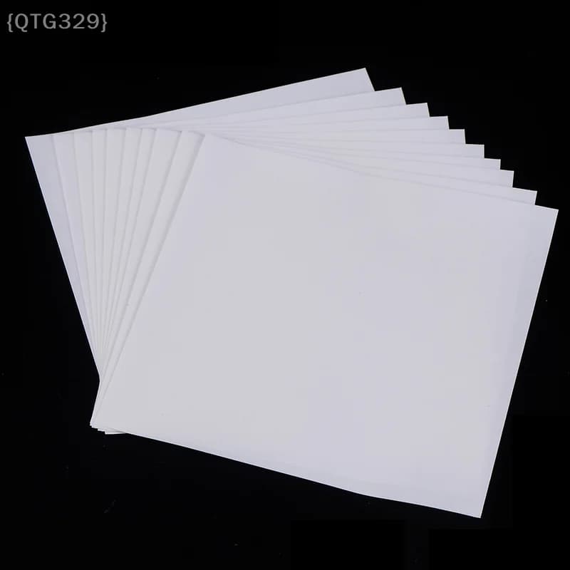 reJareXVT Professional double-sided adhesive paper for ping pong - 10 pieces, easy to mount with strong sticker for racket
